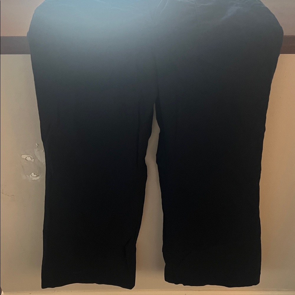 Maeve Navy Wide-Leg Trousers
